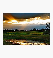 Sun breaks Through, Alberta Photographic Print