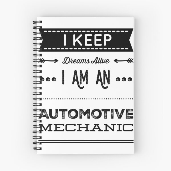 Item preview, Copy of I Keep Dreams Alive I Am An Automotive Mechanic Black Text designed and sold by TWMBDesigns.