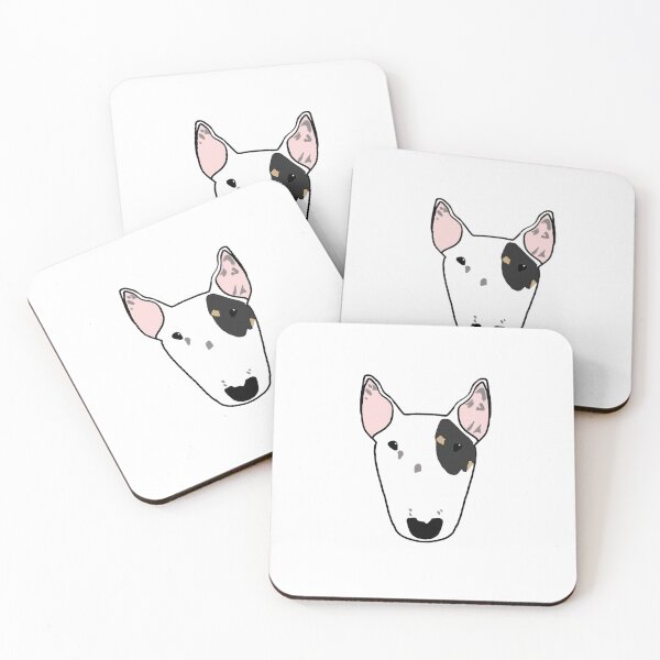 Item preview, Twinkle the Bull Terrier designed and sold by emilydevineart.