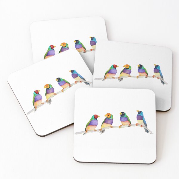 Item preview, Gouldian Finches designed and sold by amyccreative.