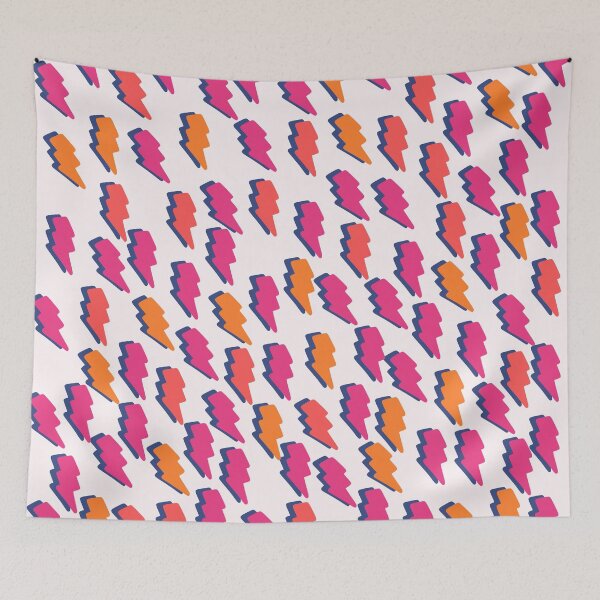 Item preview, Cute Lightning Bolt in pink and red designed and sold by kapotka.