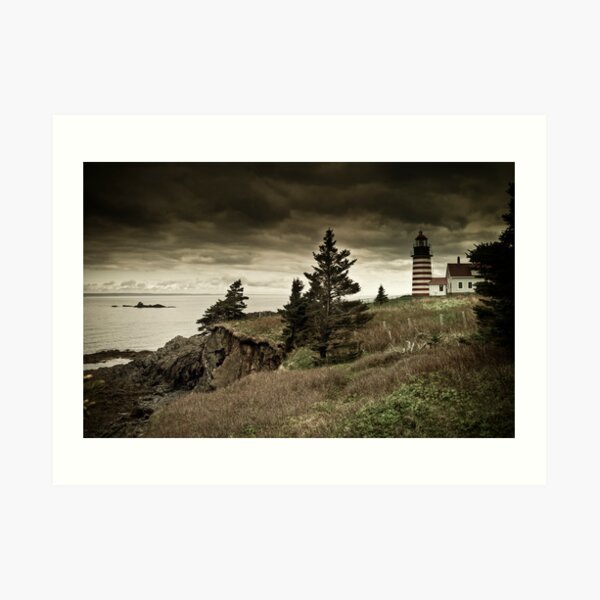 West Quoddy Lighthouse Art Print