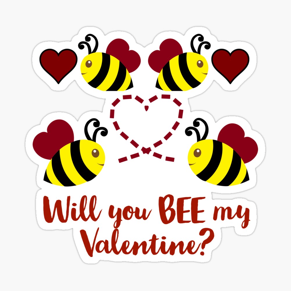 will you bee my valentine Greeting Card for Sale by atevern | Redbubble