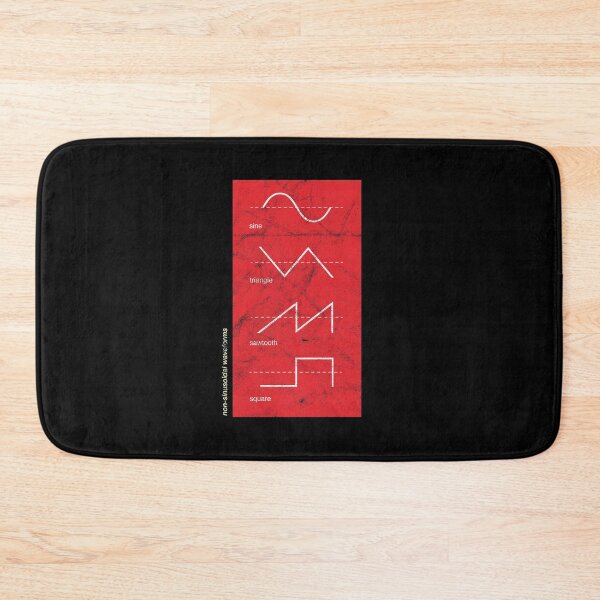 Item preview, Vintage Audio Waveform Synthesizer Analog Synth Nerd design designed and sold by A-Fashion.