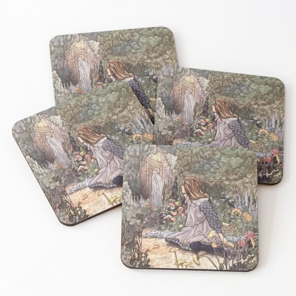 Item preview, The Haunted Garden by Charles Robinson designed and sold by vintage-art.