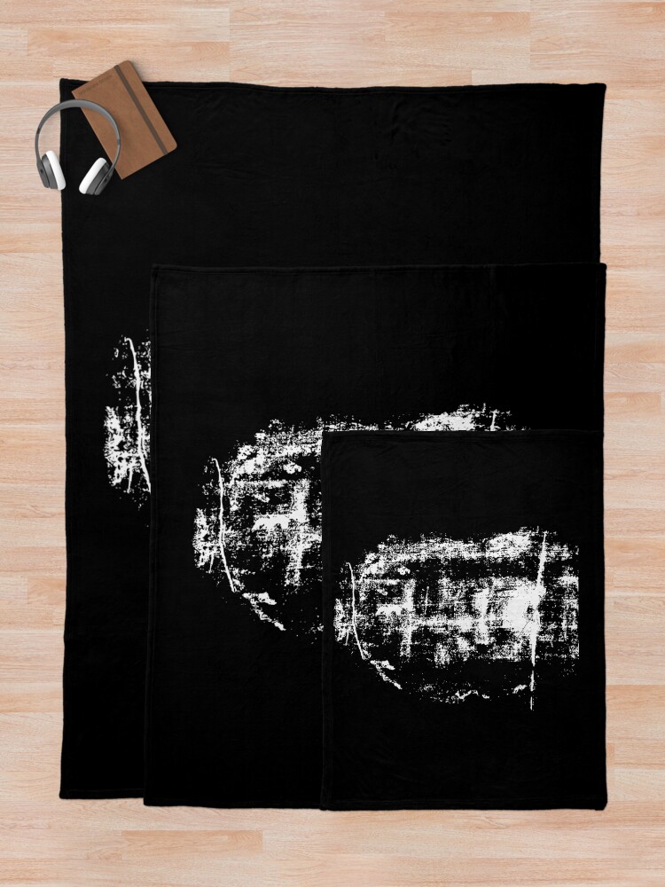 "Shroud of Turin Jesus Christ Face" Throw Blanket by Beltschazar