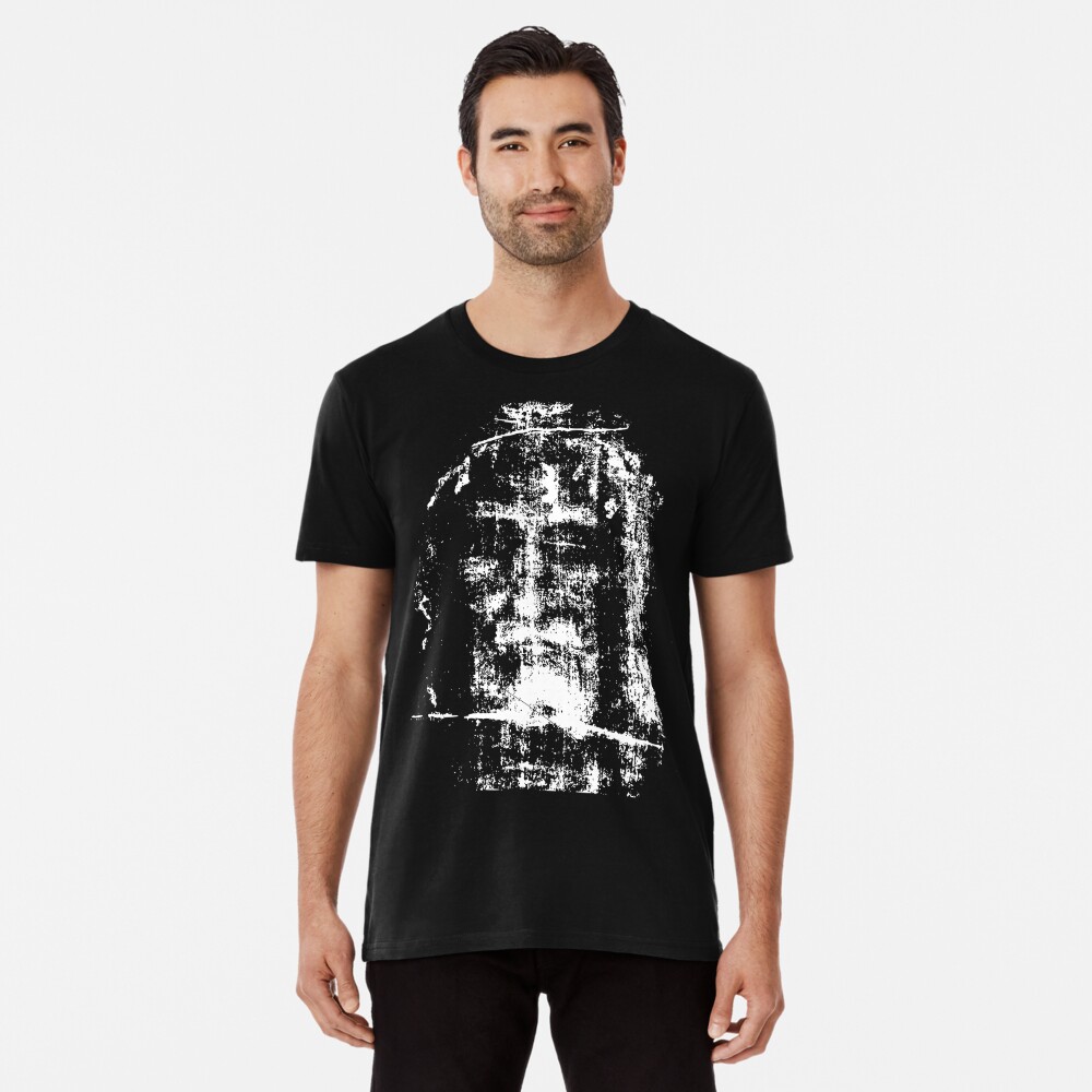 Shroud Of Turin Jesus Christ Face T Shirt For Sale By Beltschazar Redbubble Jesus T Shirts