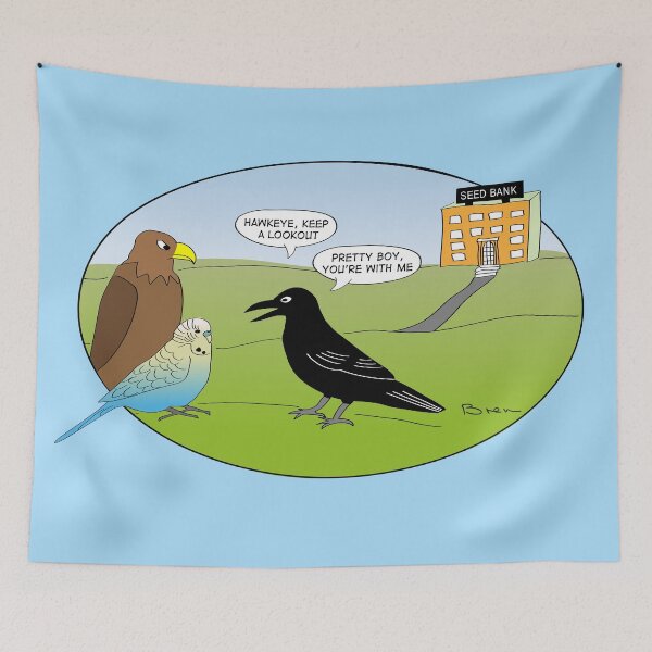 Item preview, Bird Bank Robbery designed and sold by BrenRomans.
