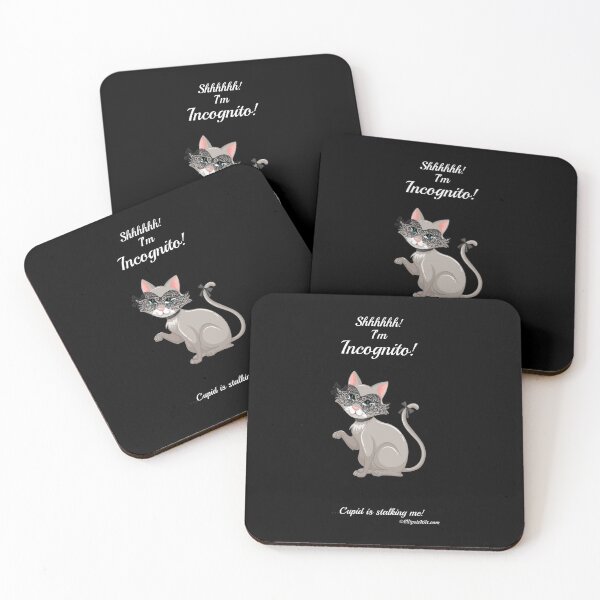 Item preview, Cupid is /Stalking Me! in Black designed and sold by ellipsiswit.