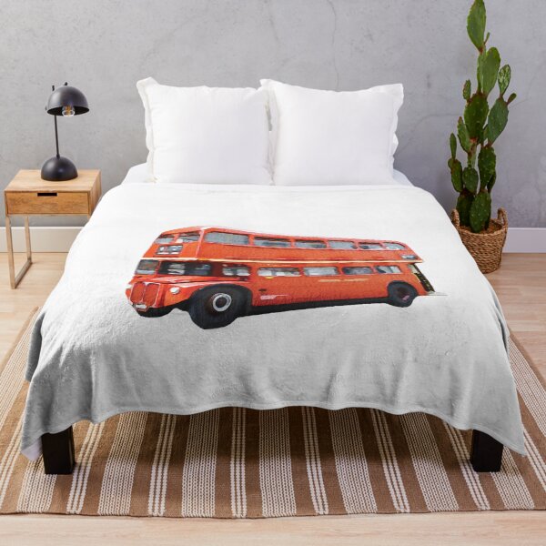 Artikelvorschau, Londoner rotes Bus-Aquarell-Shirt entworfen und verkauft von Gerald Waters.