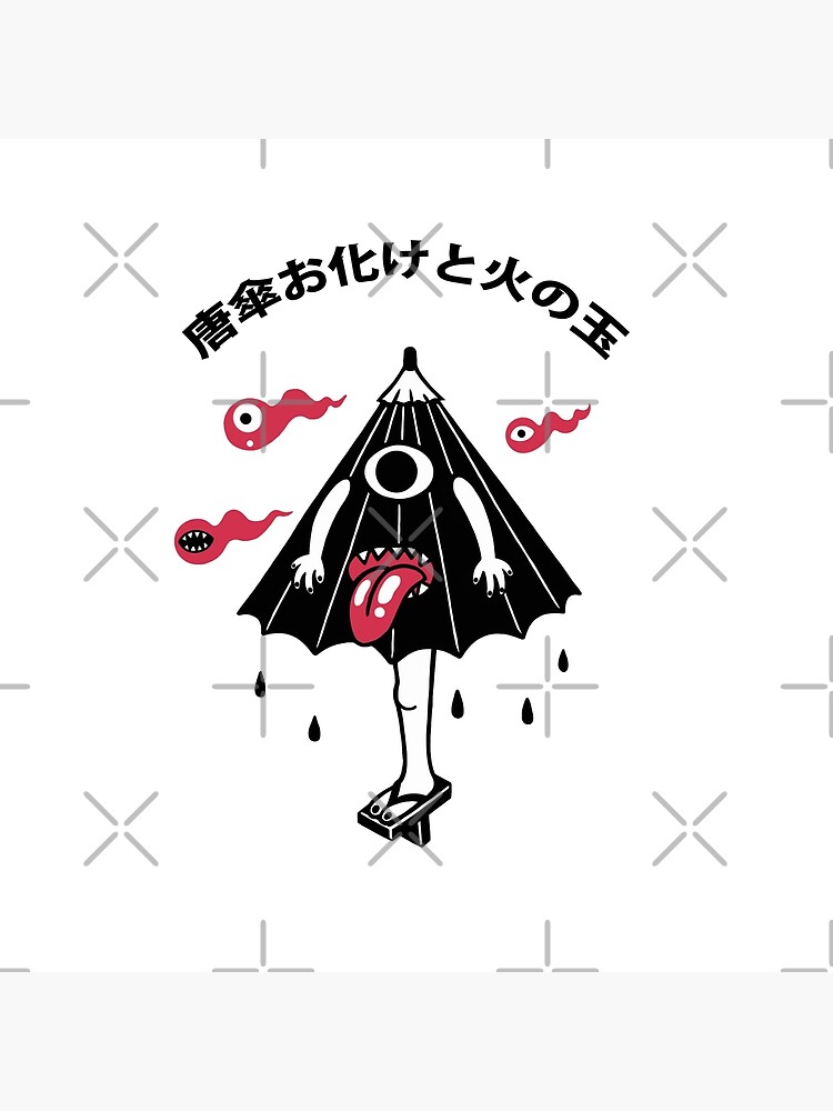 Karakasa Obake Japanese Umbrella Ghost Tote Bag By Ryurakudo Redbubble