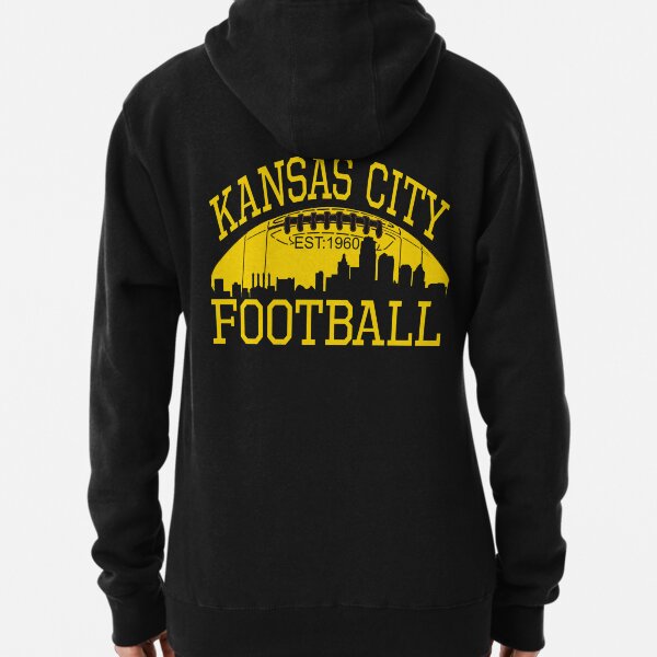 Kansas City Football KC Fan Red & Yellow Kc Football Kingdom Pullover Hoodie