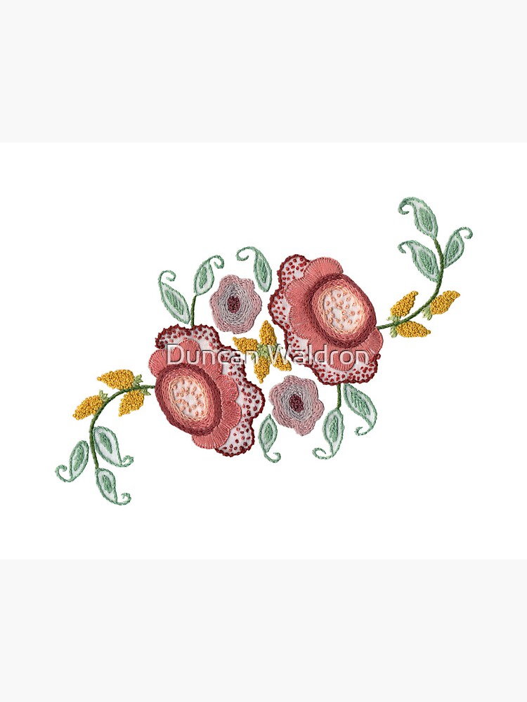 'Irish Rose' embroidery by DuncanW