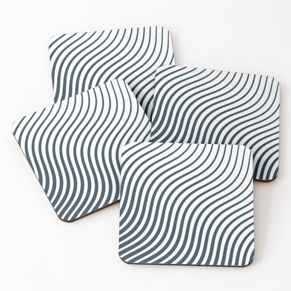 Item preview, Wavy stripes black and white pattern Geometric abstract fashion texture designed and sold by mashmosh.