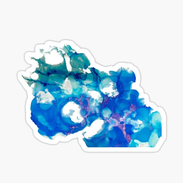 Inking with Blues Sticker