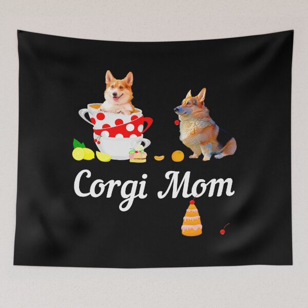 Item preview, Corgi Mom - Funny Corgi Dog Lover Mad Hatters Tea Party Food designed and sold by r-silver.