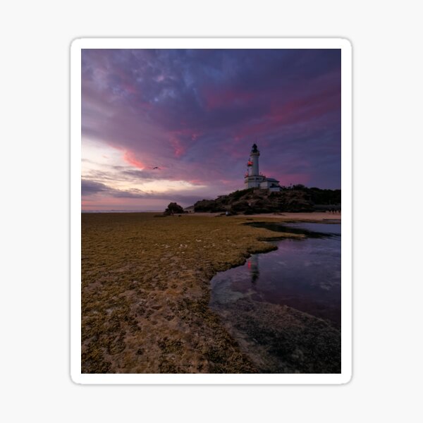 Item preview, Crimson Light at Point Lonsdale designed and sold by David  Hibberd.