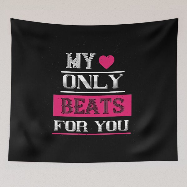 Item preview, My Love Only Beats For You designed and sold by Khalmer ⭐⭐⭐⭐⭐.