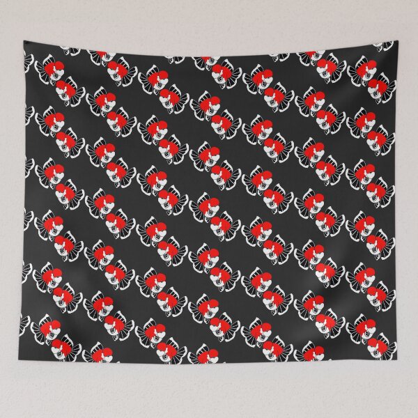 Item preview, Oranda Tri Color Goldfish Pair in Black background Logo 20 C designed and sold by Nosnah.