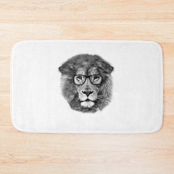 Item preview, Nerd Lion With Glasses designed and sold by Rott515.