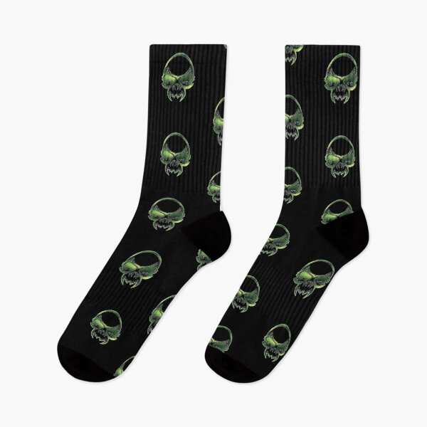 Item preview, Gradient green alien skull designed and sold by tetibright.