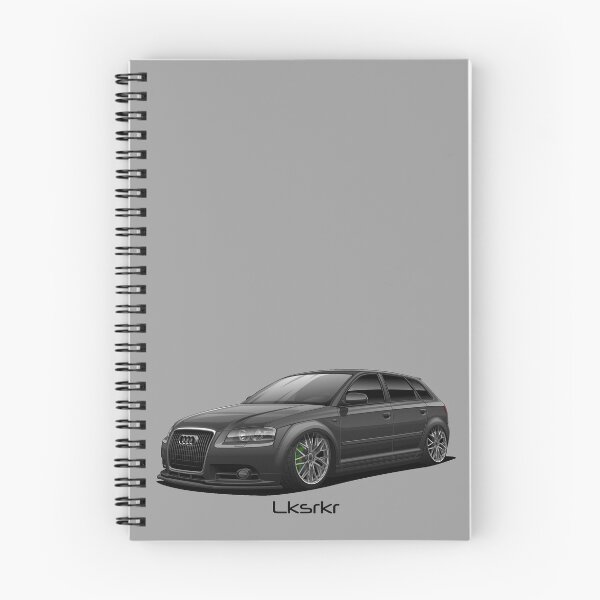 Artikelvorschau, Grauer Audi a3 Artwork entworfen und verkauft von Lksrkr.
