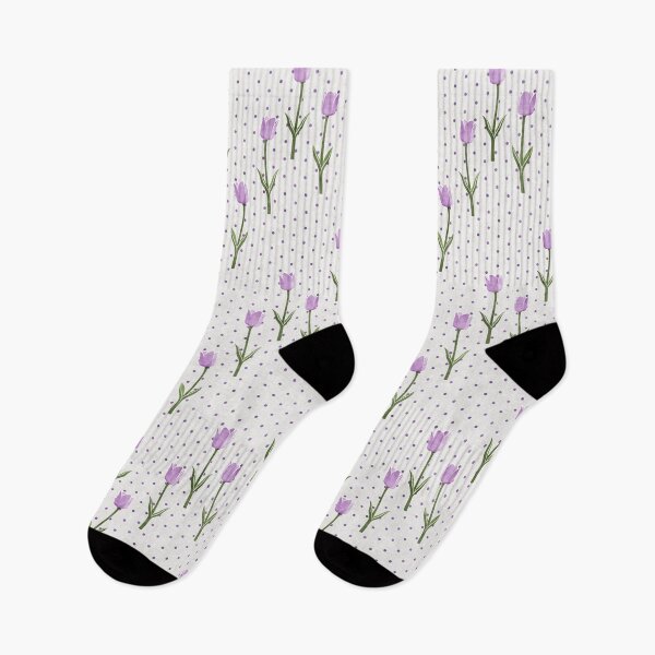 Item preview, Tulips - spring flowers - lavender  designed and sold by littlearrow.