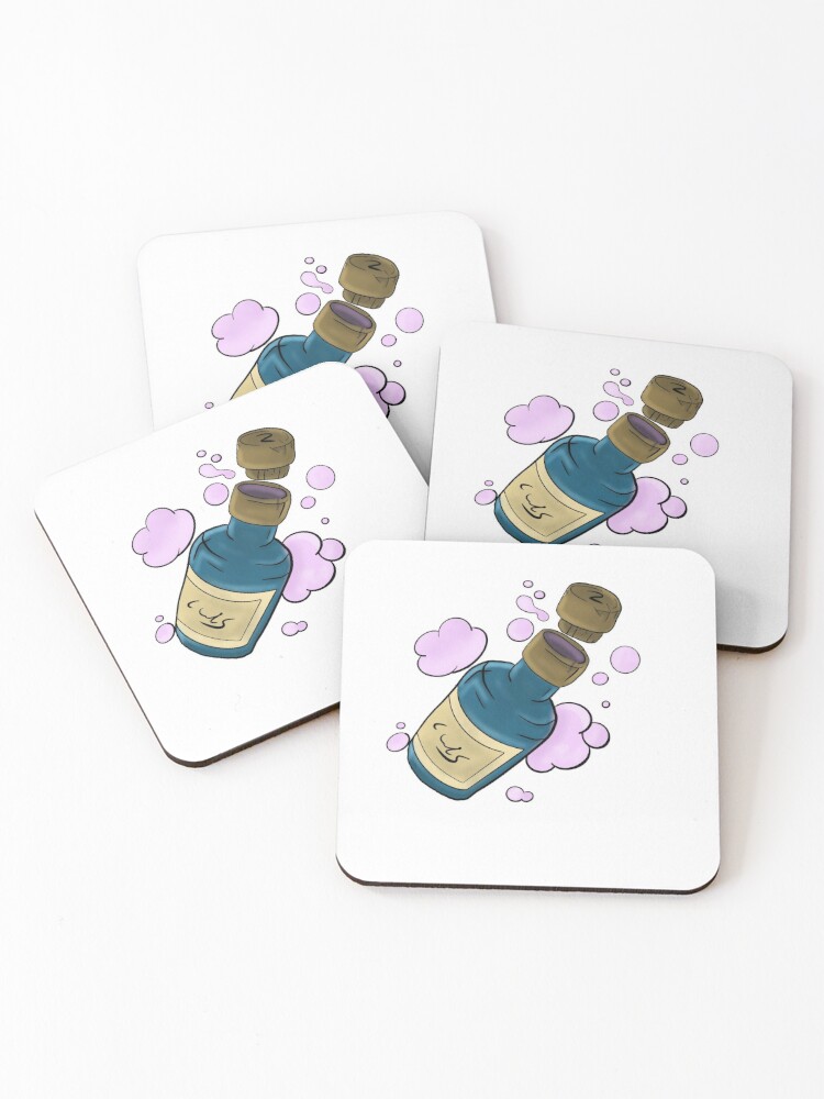 Dead By Daylight The Clowns Bottle Coasters Set Of 4 By Skllfullyawful Redbubble