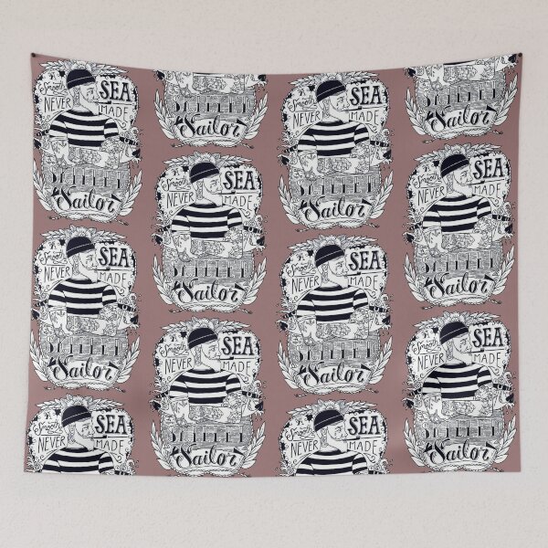 Item preview, A SMOOTH SEA NEVER MADE SKILLED SAILOR designed and sold by UbeeStore.