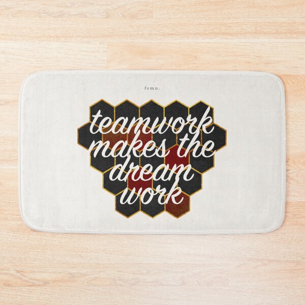 Item preview, [ femn. ] Teamwork Makes The Dream Work  - Inspirational Quotes designed and sold by Miscellaneous Co..