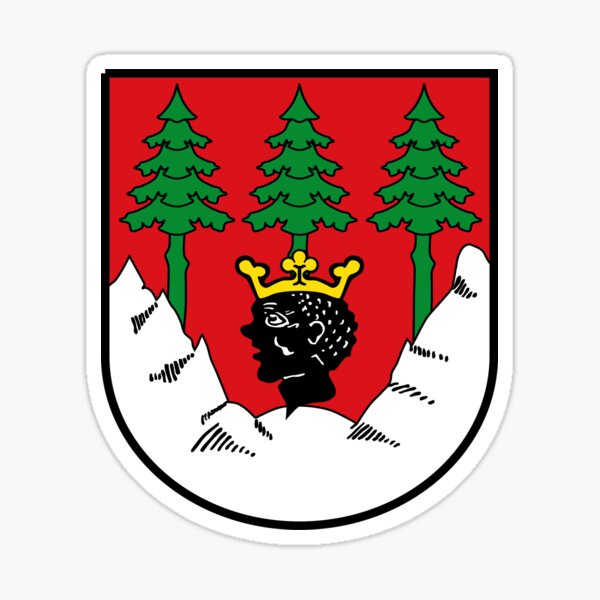 Wappen von Mittenwald (Bayern), Deutschland Sticker