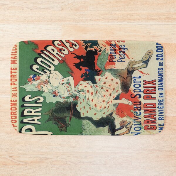 Item preview, Paris horse races belle époque advert Jules Chéret designed and sold by aapshop.