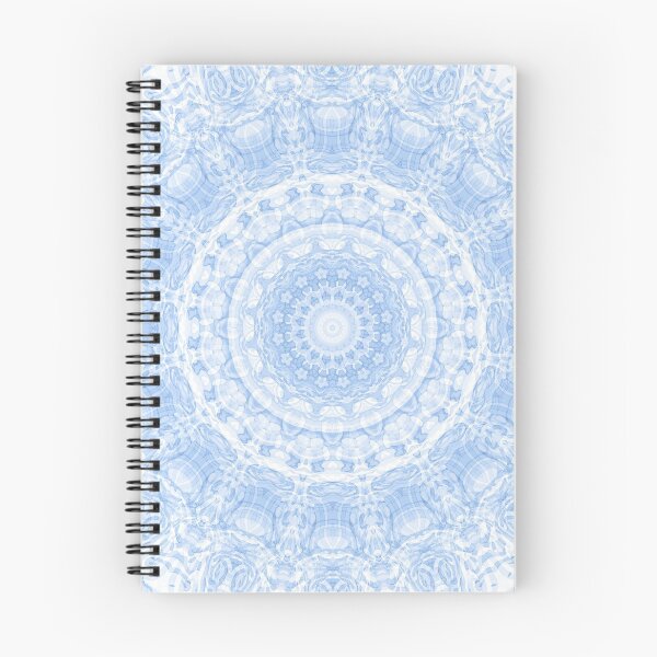Item preview, Soft Blue Mandala designed and sold by Kelly Dietrich Mandala & Fractal Art.