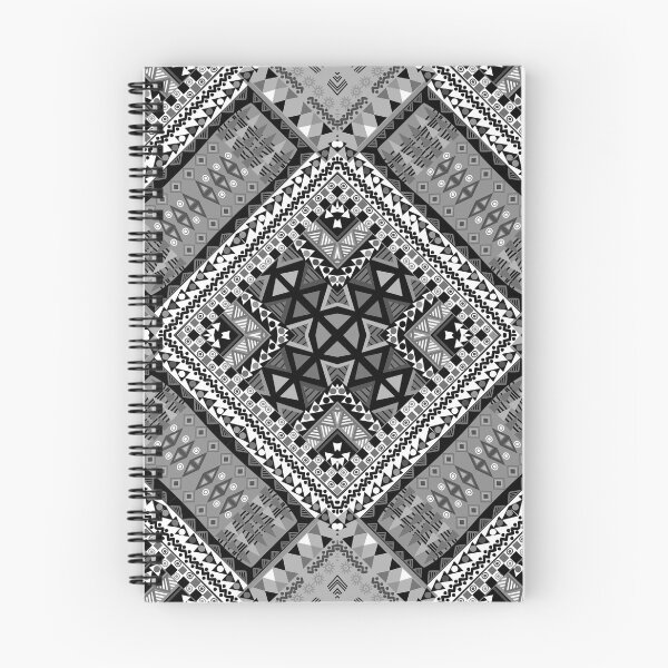 Item preview, Black and white ethnic patchwork design designed and sold by hibrida13.