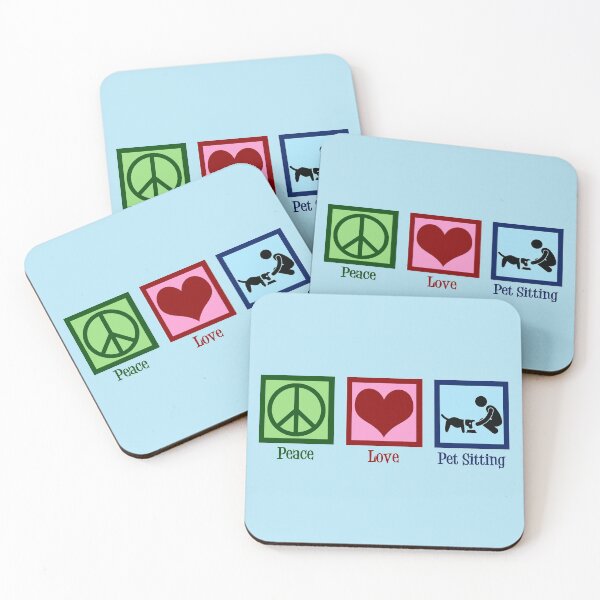 Item preview, Peace Love Pet Sitting designed and sold by Epic Love Designs.