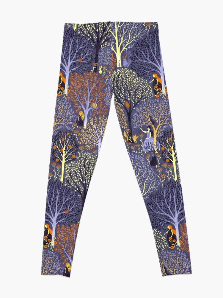 Alternate view of Magical Forest in blue Leggings