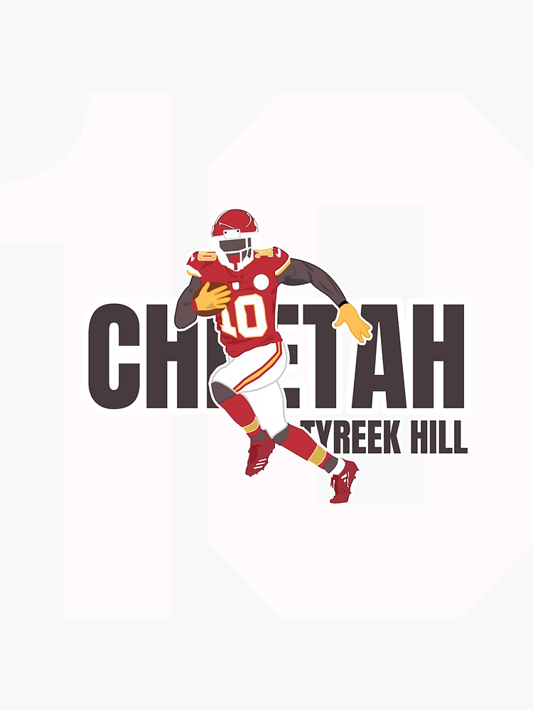 "Tyreek Hill" Sticker by MigoFortarego Redbubble