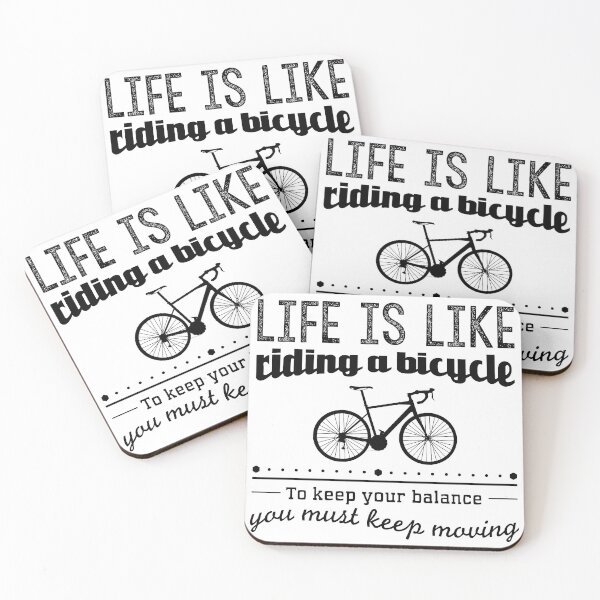 Item preview, Bike lover, Life is like riding a bicycle. To keep your balance you must keep moving  designed and sold by polkadotstshirt.