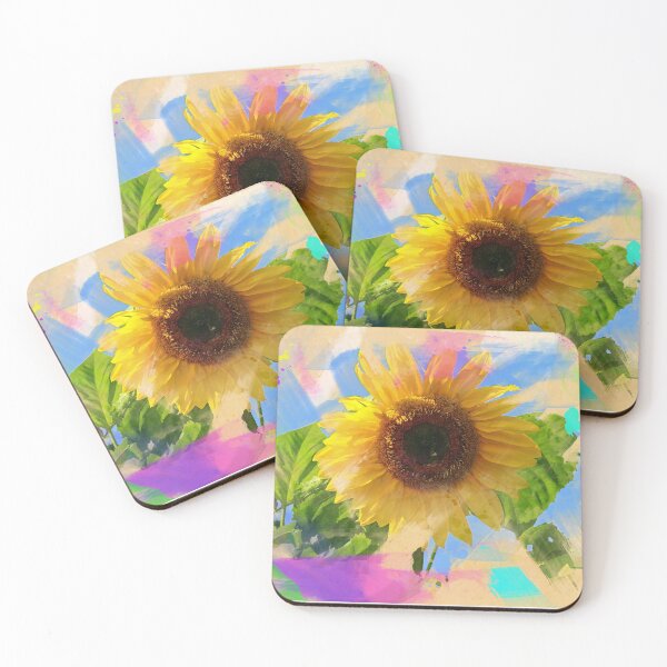 Artikelvorschau, Sonnenblumenmalerei Aquarelleffekt entworfen und verkauft von Nobiya.