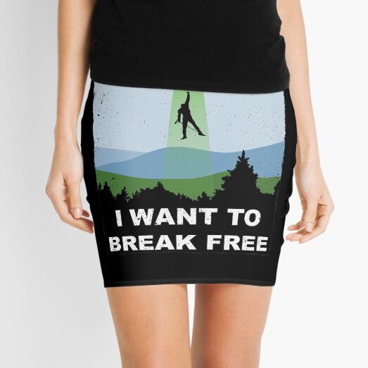I Want to Break Free - Freddie Returns to Mercury Mini Skirt