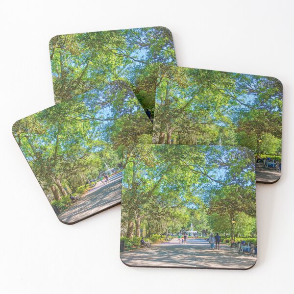 Item preview, Families Walking into Forsyth Park designed and sold by dbvirago.