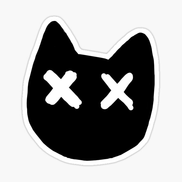 "The Void Known as Cat" Sticker for Sale by marichatisfam | Redbubble