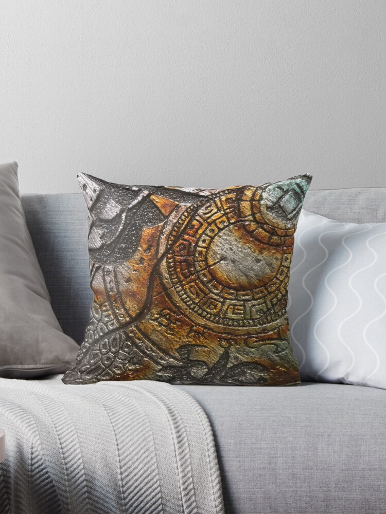 Grey and gold throw pillows best sale