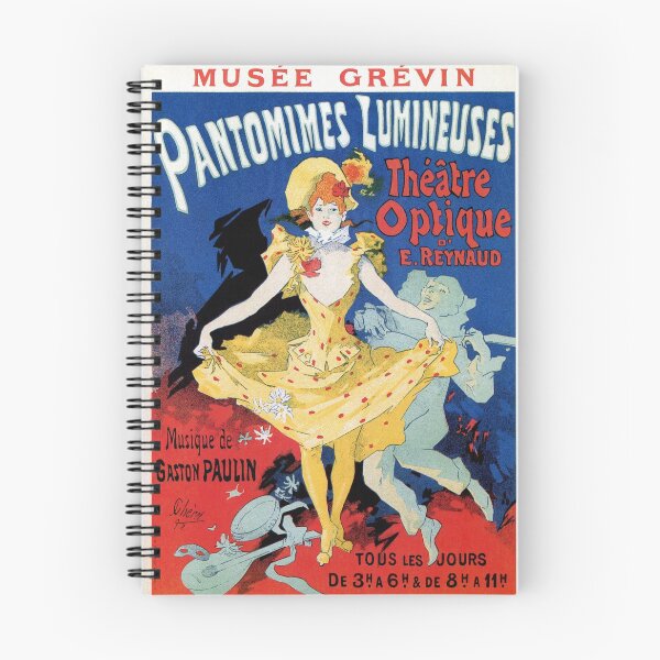 Aperçu de l'œuvre Histoire du cinéma vintage Art nouveau français Jules Cheret créée et vendue par aapshop.