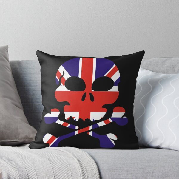 Item preview, Great Britain Flag Skull And Crossbones designed and sold by dara4uall.