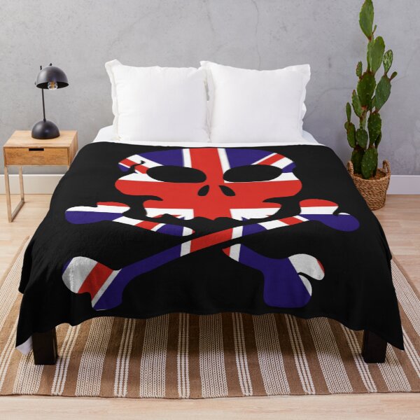 Item preview, Great Britain Flag Skull And Crossbones designed and sold by dara4uall.
