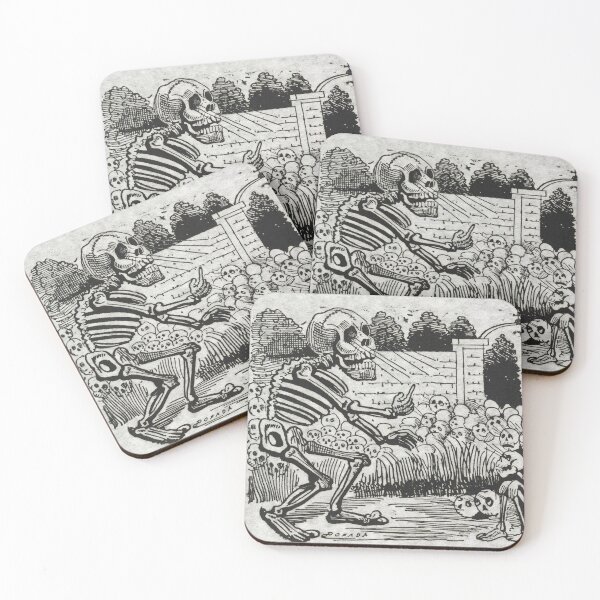 Item preview, Gran calavera eléctrica de José Guadalupe Posada designed and sold by Vintage Wall Art.