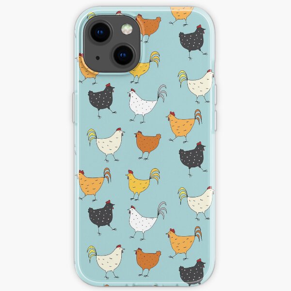 Chicken Pattern iPhone Soft Case