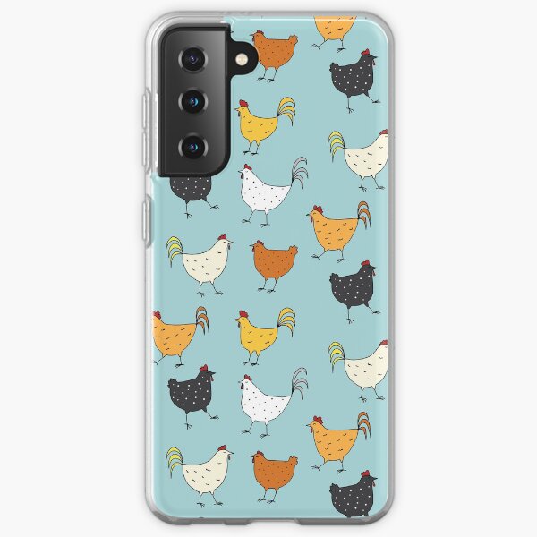 Chicken Pattern Samsung Galaxy Soft Case