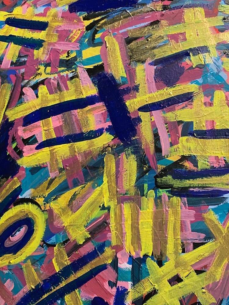 Chaos of Abstract Geometric Lines by Margaretmilrose